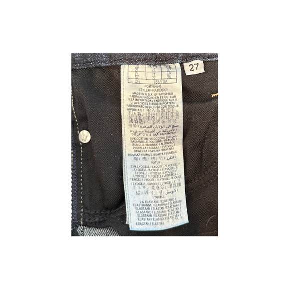 Guess by Marciano Jeans The Skinny No.61 Low-Rise Stretch Denim Blue Women’s 27 - Picture 11 of 11